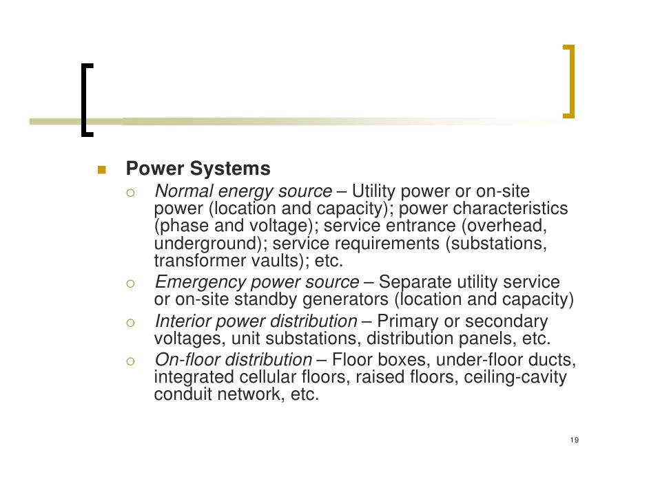 Introduction to Building Services
